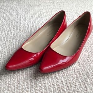 Talbots Patent Leather Pointed Toe Flats